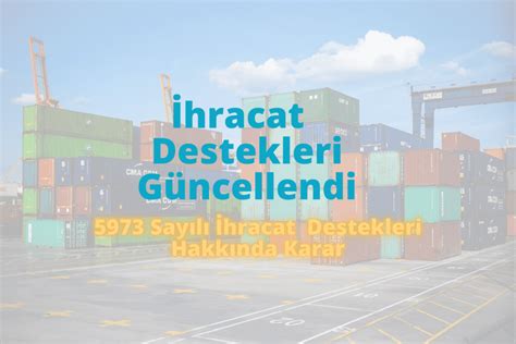 Ticaret Bakanlığı'ndan İhracat Destek Programları